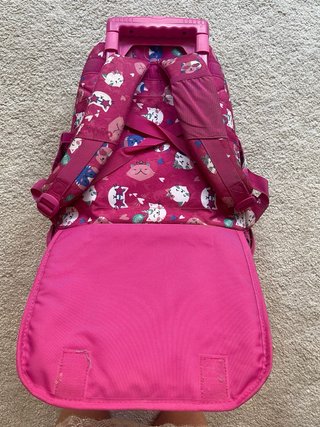 Mochila escolar TOTTO con ruedas y estampado