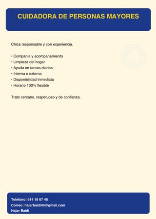 cuidado de personas mayores