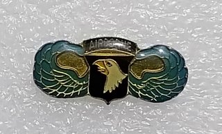 AIRBORN USA , V.ge Metal Enamel Pin Badge anni 80