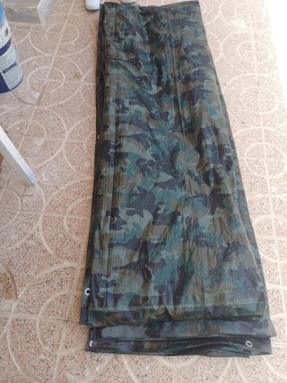 Lona camuflaje polietileno