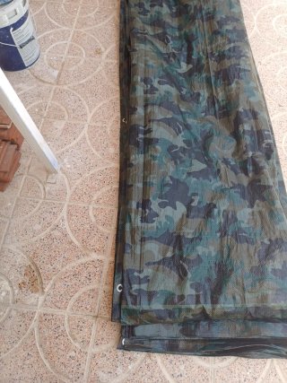 Lona camuflaje polietileno