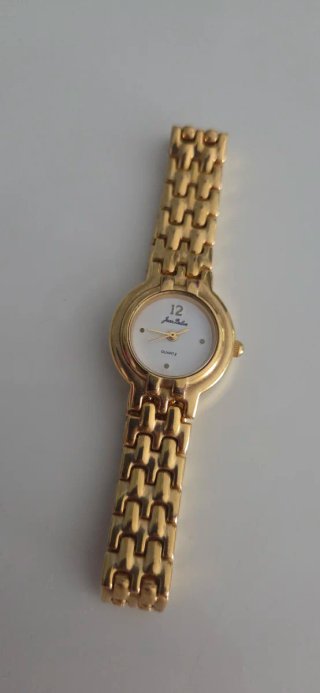 Reloj Jean Bellve Dorado y Blanco