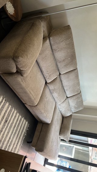 Sofá Chaise Longue Beige Grande
