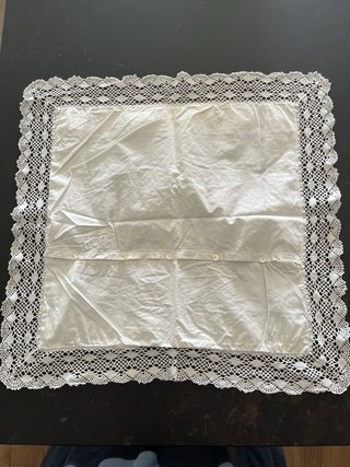 Lote 6 cuadrantes/cojines antiguos bordados