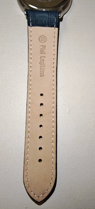 Reloj Emporio Armani Azul y Plata