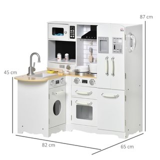 Cucina Giocattolo in Legno per Bambini 3-6 Anni co