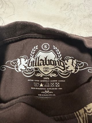 Camiseta Billabong S Marrón Oscuro