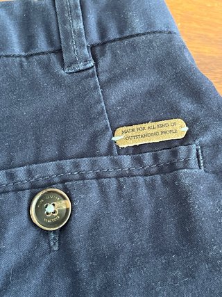 Pantalones Zara Azul Marino Talla 10