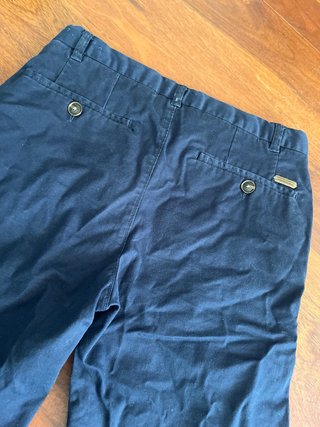 Pantalones Zara Azul Marino Talla 10