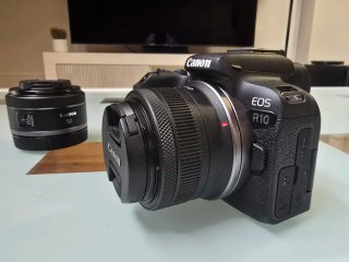 Canon EOS R10 + RF 18-45 IS STM + RF 50mm f/1.8 ST