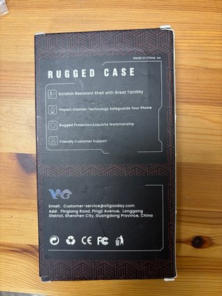Funda iPhone 14 y 15 6.1 Negra Resistente