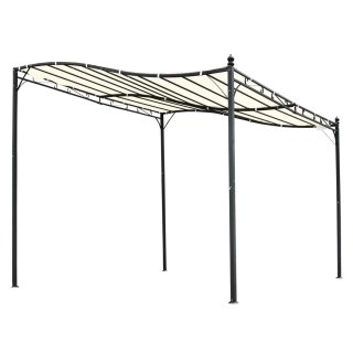 Cenador Jardín 3x3m con Toldo Beige