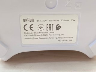 Exprimidor Braun CJ3050 BK 60W Antigoteo