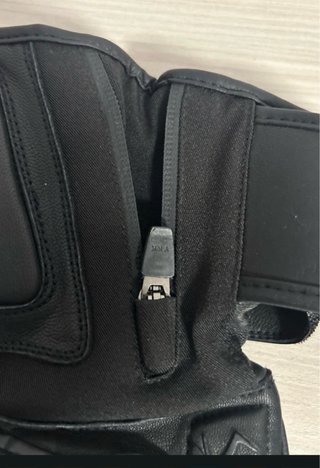 Guantes de motorista negros