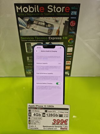 iPhone 13 128GB Azul Seminuevo