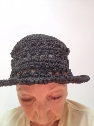 Cappello donna mare nero