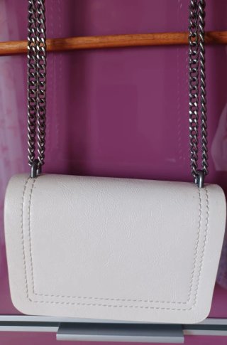Bolso bandolera rígido Pull&Bear beige