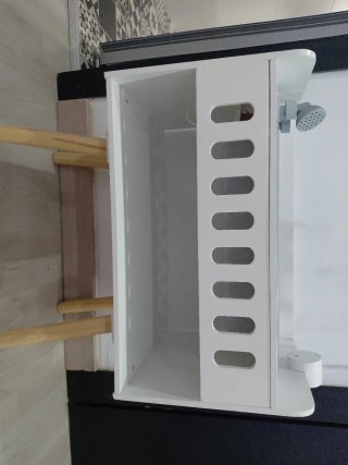 Bañera de muñecas blanca