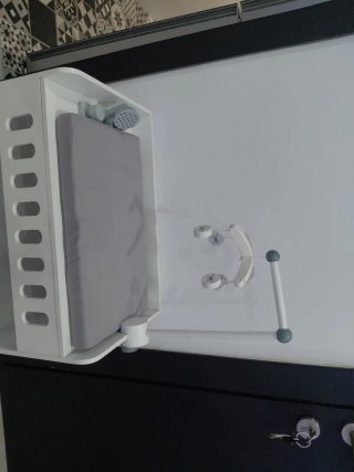 Bañera de muñecas blanca