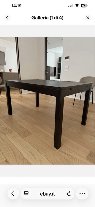 Tavolo allungabile 130/190 Ikea Laneberg + 6 sedie