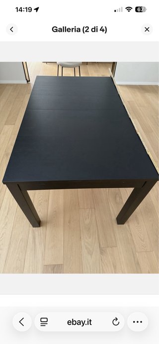 Tavolo allungabile 130/190 Ikea Laneberg + 6 sedie