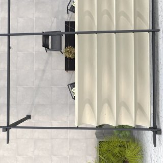 Pérgola 4x3m Techo Retráctil Jardín