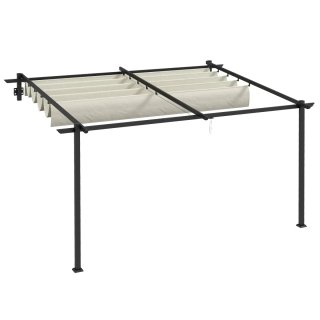 Pérgola 4x3m Techo Retráctil Jardín