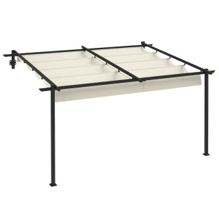 Pérgola 4x3m Techo Retráctil Jardín