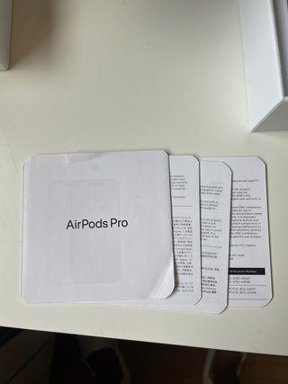 Caja AirPods Pro Apple Blanca