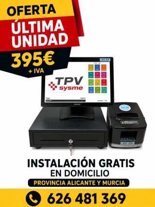 TPV TPV sysme Oferta Última Unidad 395€