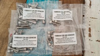 Kit Tornillos Yamaha FZR 600 Genesis 89-99