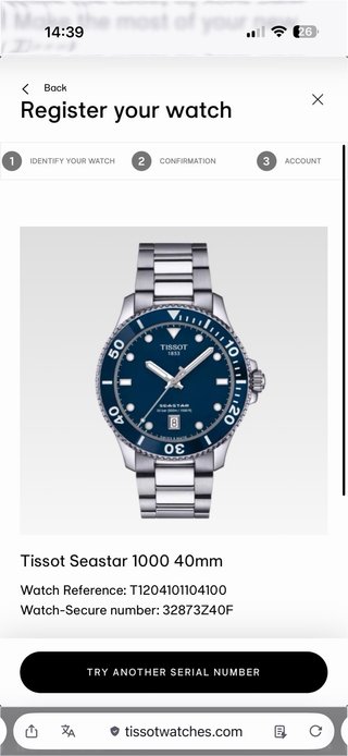 Tissot Seastar 1000 40mm Azul/Plata