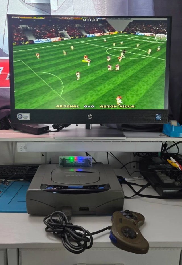 Sega Saturn Japonesa 60Hz lista para SAROO