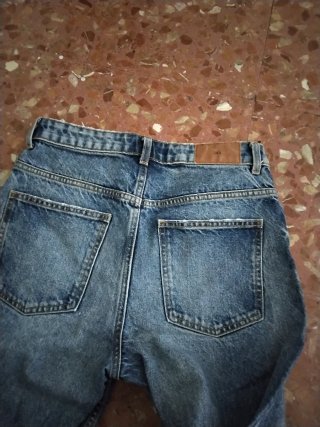 Pantalón vaquero azul Talla 38 Mujer