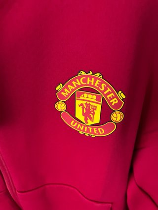 Sudadera Manchester United Adidas Roja Nueva
