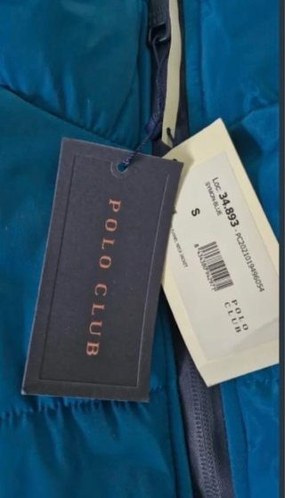 Abrigo Polo Club Azul Talla S