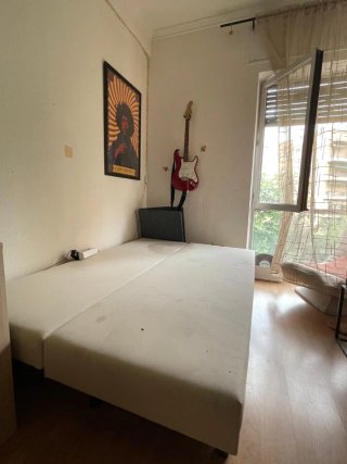 Sofá Cama ikea Tela Beige (con tela azul)
