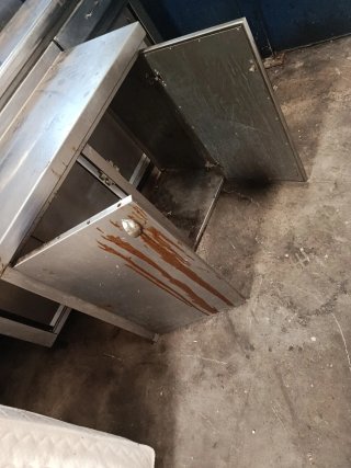 Mostrador de acero inoxidable