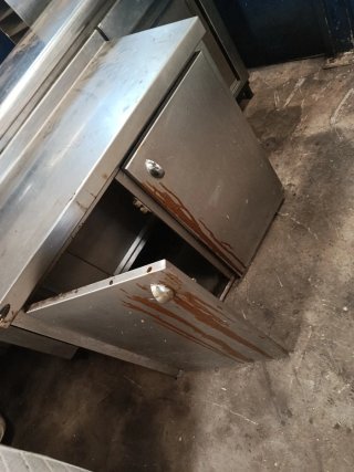 Mostrador de acero inoxidable