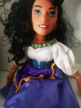 Peluche Quasimodo y Esmeralda Disney