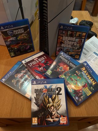 PlayStation 5 Blanca con Ticket y Seguro