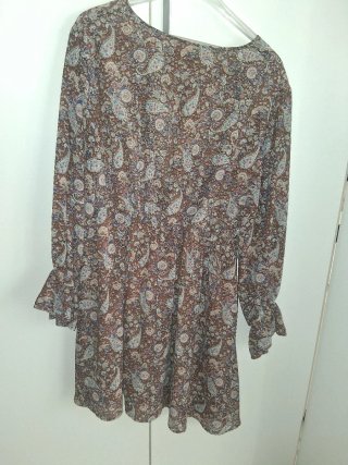 Vestito SHEIN maniche 3/4 fantasia