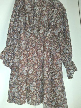 Vestito SHEIN maniche 3/4 fantasia