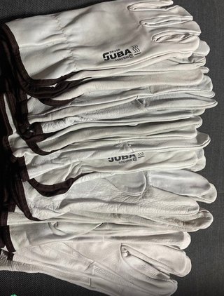 Guantes de cuero JUBA Talla 10, 11 pares