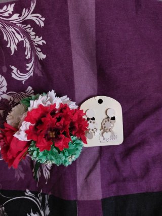Traje de flamenca rojo y blanco para niñas 4 años