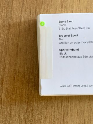 Apple Watch 42mm XL Cinturino Sport Nero