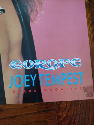 Póster Joey Tempest (Europe). The Final Countdown.