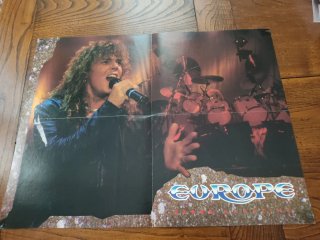 Póster Joey Tempest (Europe). The Final Countdown.