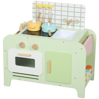 Set Cucina Giocattolo in Legno per Bambini da 3+ A
