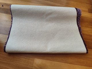 Tappeto antiscivolo in pelo viola